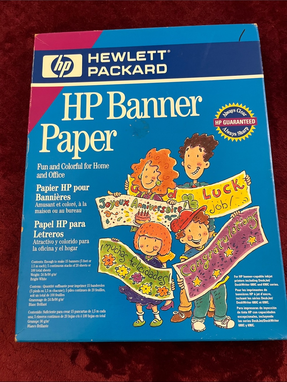 HP Banner Paper